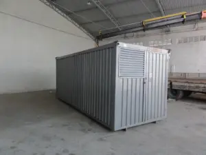container modular revestido para eventos
