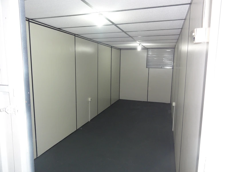 container modular revestido para eventos