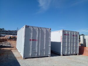 container para armazenamento de materiais de construção