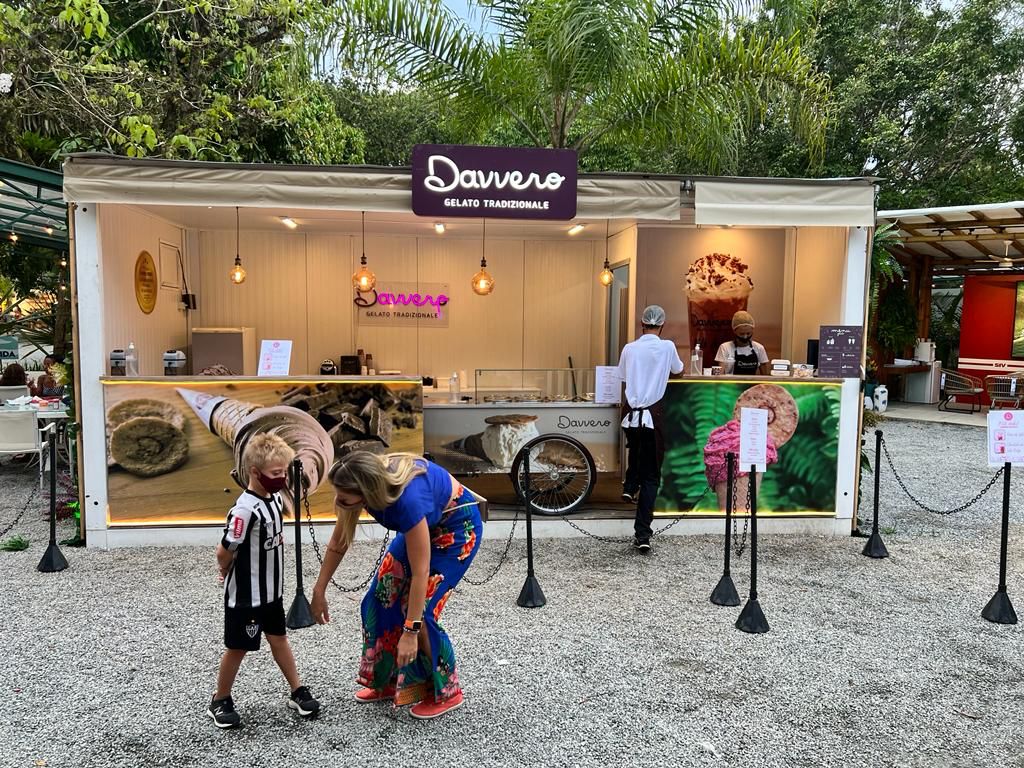 container para eventos temporários
