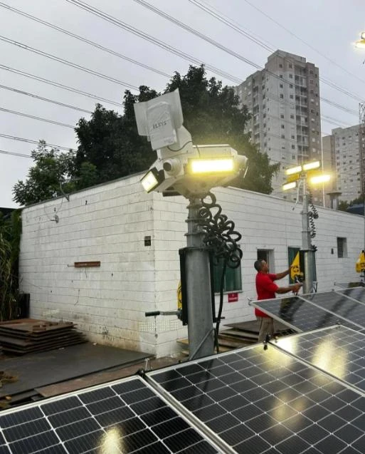 iluminação externa com bateria para eventos