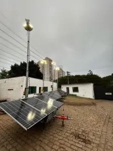 torre de iluminação elétrica